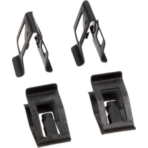 20Pcs Car Front Console Dash Dashboard Clips Auto Trim Metal Retainer Fastener Black Rivet For Audi Toyota Ford Mazda