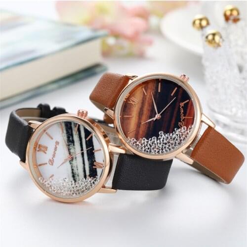 New Bravura Sleek Minimalist Fashion With Strap Dial Womens Quartz Watch Gift Watch F Buckle Watches For Women regalos para muj