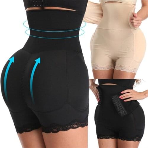 Women Sexy Big Ass Hip Enhancer Butt Lifter Body Shaper with Hook High Waist Trainer Slimming Tummy Control Panties