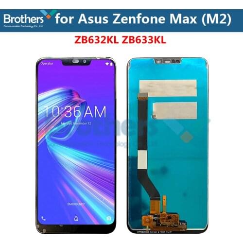 LCD Screen for Asus Zenfone Max (M2) LCD Display Touch Screen Digitizer for Asus ZB633KL ZB632KL LCD Assembly 6.26'' Replacement
