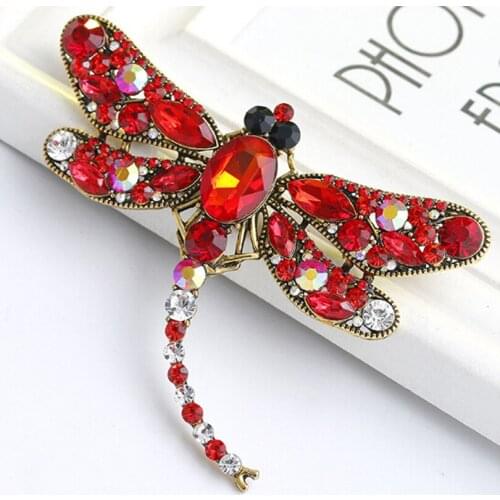 ZHONGTAO Dragonfly Brooches For Clothes