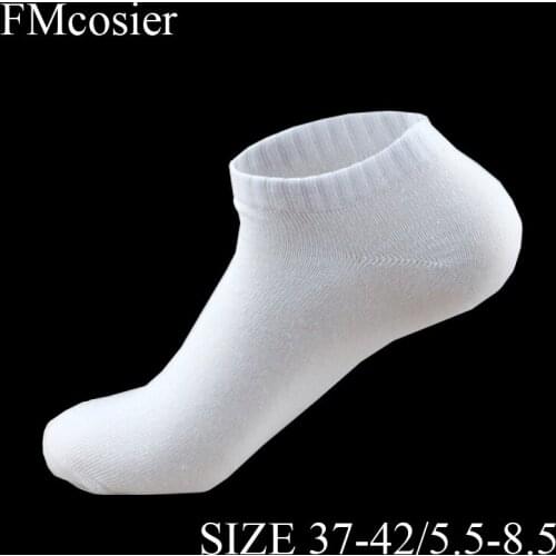 10 Pairs Summer New Classic Men Women Short Low Cut Invisible Socks No Show Boat Socks Non-slip Loafers Slipper Sock White Black