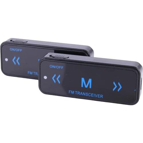 2PCS LEIXEN VV-108 Super MINI Walkie Talkie 0.5W with USB Power Supply & Earpieces UHF 400-480MHz 16CH Two-Way Radio