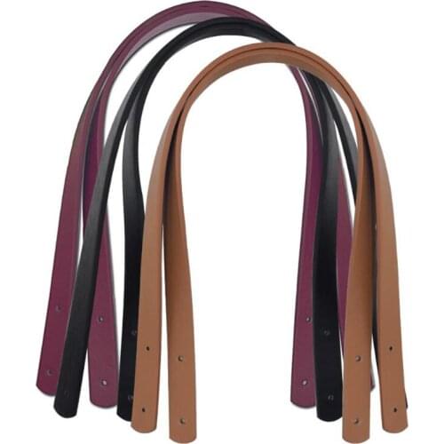 2PCS Handbag Band Handle Strap Band Bag Belt Detachable PU Leather Handle Lady Shoulder Bag DIY Replacement Accessories