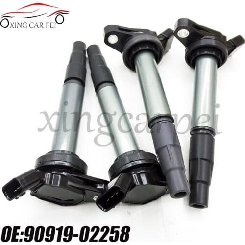 6PCS/set Ignition Coil 90919-02239 90919-02252 90919-02258 90919-C2003 for To-yota Corolla XD CT200h Vibe 1.8L L4 Engine
