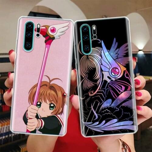 Card Captor Sakura Anime Silicon Phone Case For Huawei Honor 10 9 20 Lite Y5 Y6 Y7 Y9 9X 8X 8S 8A 7X 7A 7S Pro + 10i20i Coque