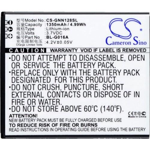 CS 1350mAh / 4.99Wh battery for GIONEE GN128 BL-G016A