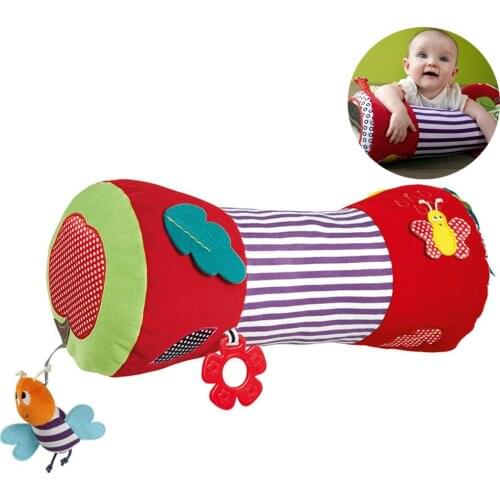 Baby Crawling Roller Toy Baby Soft Plush Learning Walking Fitness Soft Plush Educational Toys