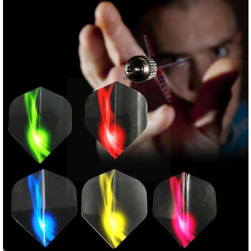 PVC Material Soft Tipped Dart Wing 4.3 *3.5 *3.5cm Entertainment Darts Training Options 5 Color Indoor Accessories Professi F5M0