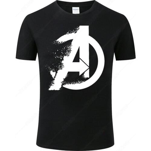 New Marvel The Avengers T Shirt Men Women Fashion Print Tops Short sleeve Cool Tee Summer T-shirt Unisex Streetwear Clothing J35