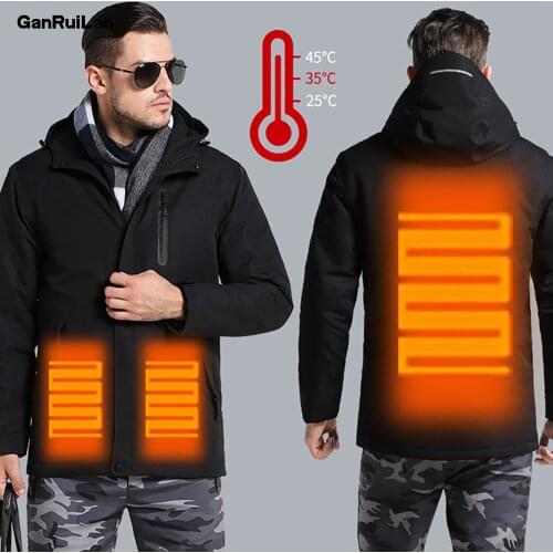 GANRUILAN Hooded Jackets For Men