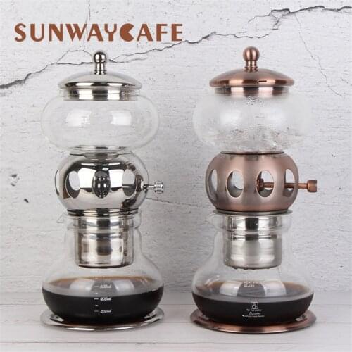 Hot Sell 5cups ice drip Japanese Style syphon coffee maker Cold Brew/Drip Coffee Maker 3000ml Heat Resistant Glass For Barista