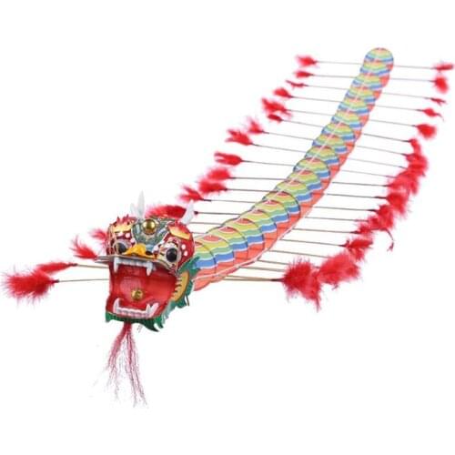 Chinese Traditional Dragon Kite Plastic Foldable Children Outdoors Toys