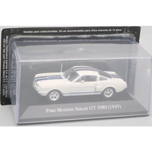 Diecast Alloy Model 1/43 Scale Metal Classic Car Die-cast Models GT 350h1965 MUSTANG SHELBY Toy Kids Child Collection Gifts Show