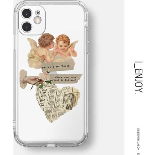 Official Original Transparent Soft Case for Apple iPhone 11 12 13 Pro MAX SE 2020 XR XS X 7 8 Plus Shockproof Phone Cover