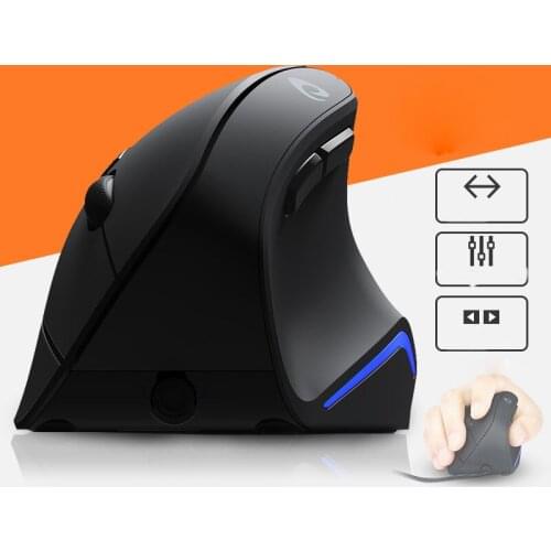 Heathy office 6 Button Ergonomic Mouse High Precision Optical Vertical Mouse Adjustable DPI 000/1600 Wired Mouse for PC Laptop