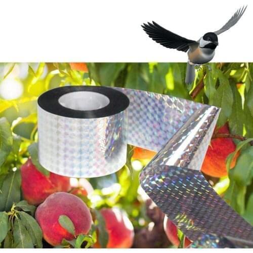 Garden Non-toxic Repellent Tape Anti Bird Reflective Deterrent Useful Scare Repeller Pest Control Supplies 50M