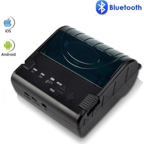 NETUM 80mm Bluetooth Thermal Receipt Printer Portable 58mm Bill Printer for Android IOS Iphone ipad ESC/POS Terminal NT-8003DD