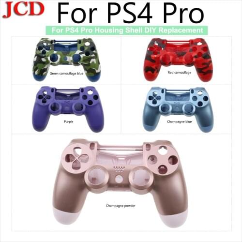 JCD New Replacement Full shell for PS4 Slim Gamepad Protection Case For jds 040 PS4 Slim Pro Housing Cover DIY for PS4 Pro