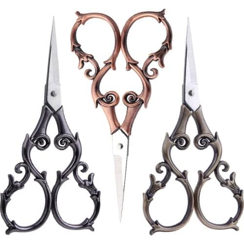 KAOBUY 1 PCS Embroidery Scissors Retro Scissor Stainless Steel High Quality Suitable for Professional Tailor Sewing and Quilting