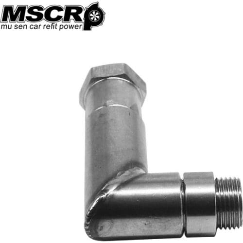 O2 oxygen sensor angled extender spacer 90 degree 02 bung extension M18 X 1.5(1pcs)