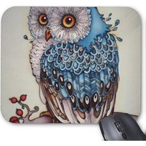 Personalized Design Funny Owl (9) Mouse Pad Custom Anti Slip Gaming Mouse Pad And Your Perfect Gift Choice