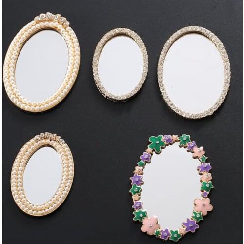Pearl Flower frame mirror DIY Decoration diy Cell Phone Accessories/Charms/Jewelry Making Sets Material wholesale Available