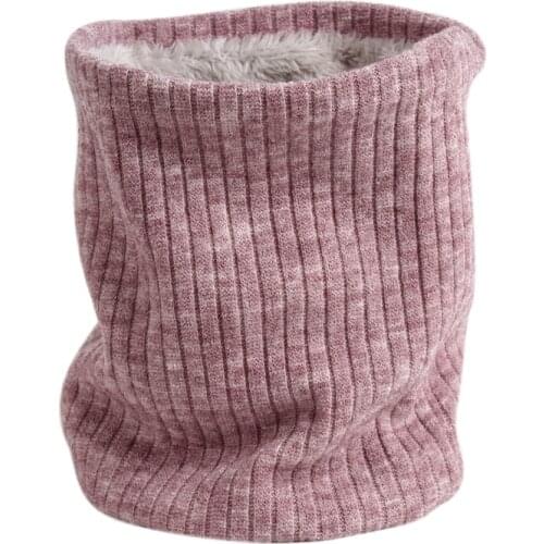 2020 Fashion Neckerchief Winter Scarf For Women Men Children Thickened Wool Collar Scarves Unisex Male Female Knitted Ring Scarf