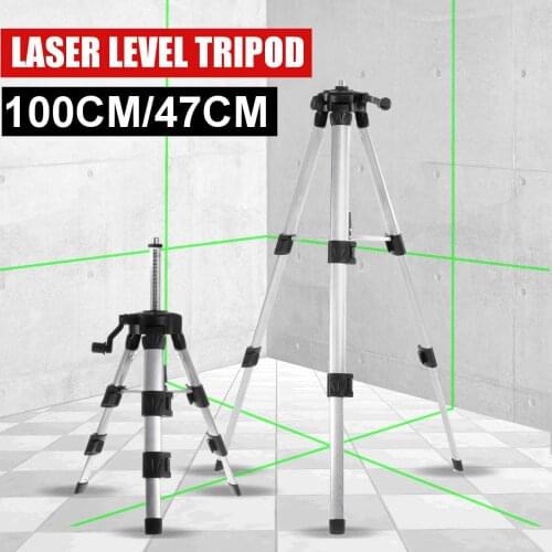 FASGet 47CM/100CM Laser Level Tripod Adjustable Height Thicken Aluminium Alloy Tripod Stand For Self leveling Tripod