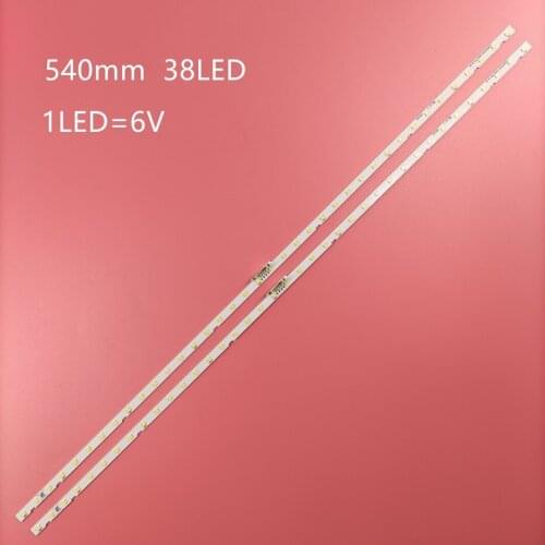 New 2pcs/Kit LED strips for SAMSUNG TV UN50NU7090 UE50NU7095U UE50NU7400S UE50RU7470S UN50NU6300 UN50NU6950 UN50NU710D