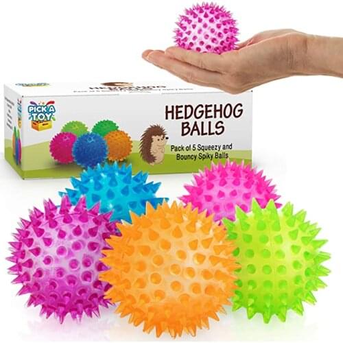 ZK80 Squishy Stress Relief Sensory Toys Fidget Spiky Ball Squeezy Antistress Toy Balls for Adults Children ADHD, ADD & Autism