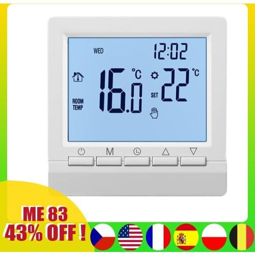 Gas Boiler Thermostat Wall-hung Stove Intelligent Digital LCD Adjustable Temperature Programmierbare Temperature Controller