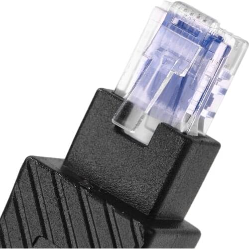 Extension Cable Connector Adapter RJ45 Male To Female Converter 90 Degree Extension Adapter LAN Ethernet Connector