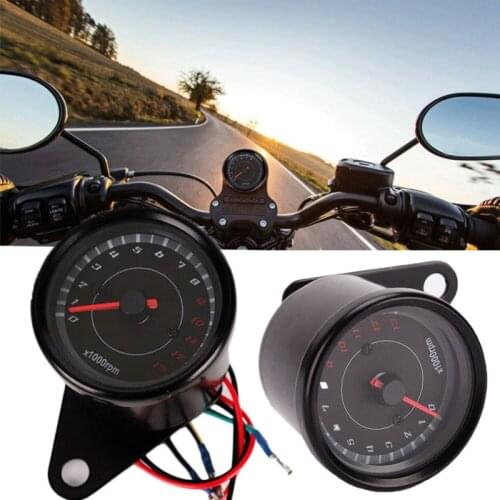 Universal LED Digital Backlight Motorcycle Odometer Speedometer Tachometer Gauge