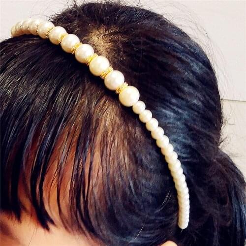 Pearl Hair Accessories Women Rhinestone Jewelry Crown Headwear Fashion Little Princess CORUIXI R024658