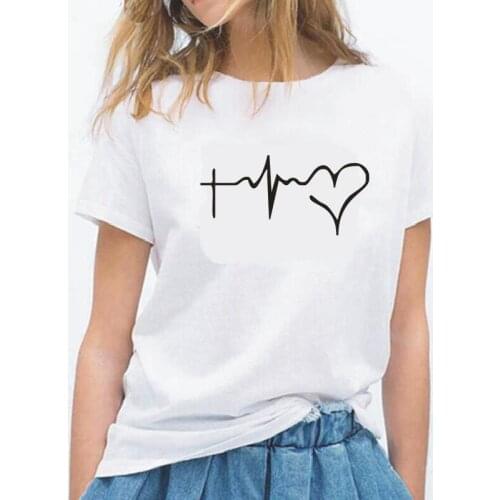 Ladies Harajuku Cotton T-shirt Summer New Fashion Loose Street Funny Tee Shirt Women Tops Letters Printed T Shirts