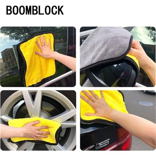 30*40CM Car Wash Microfiber Towel for Peugeot 307 206 407 Citroen C4 C5 Honda Civic Accord CRV Lada Vesta Accessories