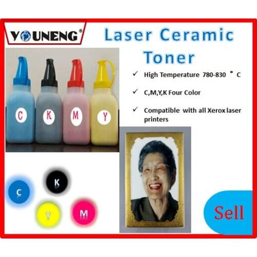 800 degree high temperature color ceramic toner powder Compatible For Ricoh and Xerox model vitrotype Print