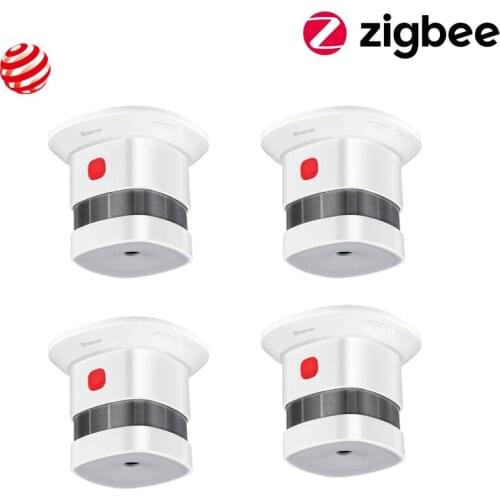 HEIMAN Smart Home Wireless Zigbee Smart Anti-fire Alarm Smoke Sensor Smoke detector Power Battery Operated 4pcs/lot