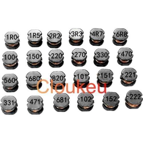CD53 SMT Inductor 1UH 1.5UH 2.2UH 3.3UH 4.7UH 6.8UH 10UH 15UH 22UH 33UH 47UH 68UH 100UH 150UH 220UH 5.8*5.2*3mm
