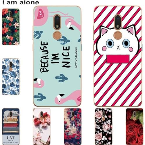 I am alone Phone Case For Nokia C2 C3 2020 Bag Fashion Luxury Color Cartoon Printed Paint Mobile For Nokia C2 C3 2020