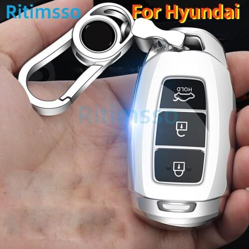 New Soft Tpu Car Key Cover Case Shell for Hyundai I30 Ix35 Kona Encino Solaris Azera Grandeur Ig Accent TM Palisade Santa Fe