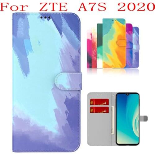 Sunjolly Case for ZTE A7S 2020 Wallet Stand Flip PU Phone Case Cover coque capa ZTE A7S 2020 Case ZTE A7S 2020 Cover