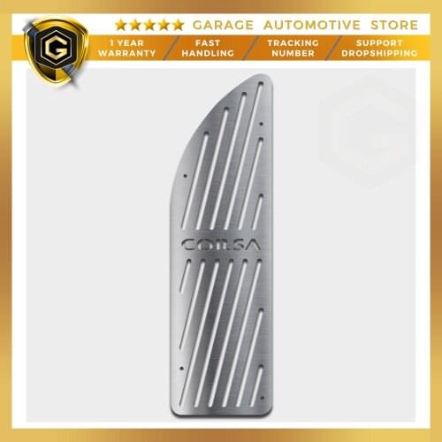 For Opel Corsa Stainless Steel Chrome Accessories Foot Rest Pedal-2015-2019