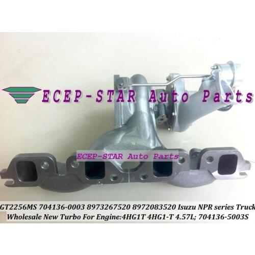 GT2256MS 704136 704136-0003 704136-5003S 8973267520 8972083520 Turbo Turbocharger For ISUZU NPR series Truck 4HG1T 4HG1-T 4.57L