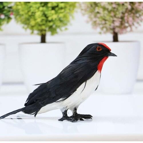 2pcs,14.5*6*9CM,High Quality Decorative Swallow Artificial Real Feather Birds,DIY Bird craft Wedding Decoration,Home Decoration