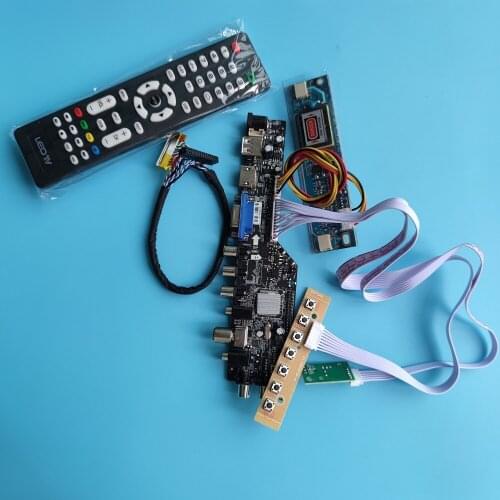 Kit For LTN154X9-L01/LTN154X9-L02 2 CCFL HDMI USB LVDS 1280X800 controller board DVB-T TV screen Panel digital 30pin 15.4"