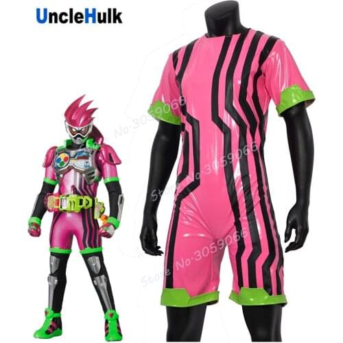Kamen Rider Ex-Aid Costume - pink background and black stripes | UncleHulk