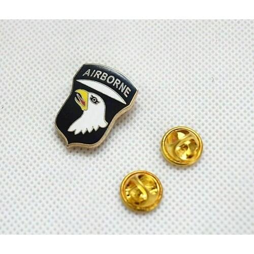 US ARMY 101ST AIRBORNE MINI SHIRT BADGE LAPEL PIN CLASSIC MILITARY military Store