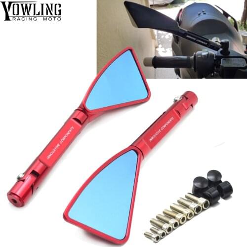 Black New Style 7/8" Handlebar 8mm Rearview Side Mirror Motorcycle for Honda CBR600RR CBR 600RR 2003 2004 2005 2006
